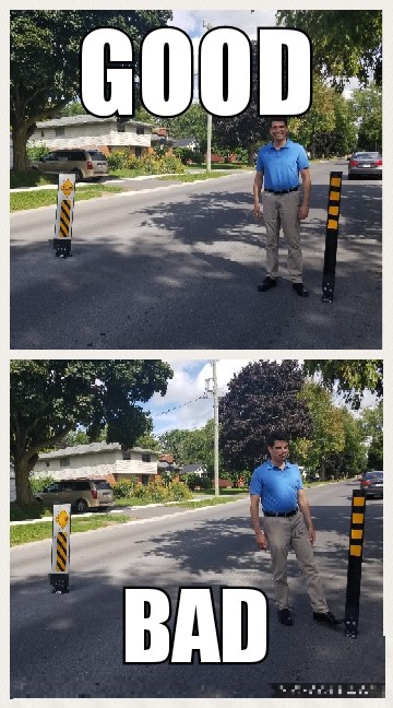 trafic calming bollards: good or bad